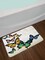 Ambesonne Butterfly Bath Mat, Vivid Monarch Butterflies Flying Shades Shadows Dreamlike Fantasy Display, Plush Bathroom Decor Mat with Non Slip Backing, 29.5" X 17.5", Green Yellow